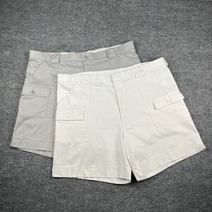 Sportif Tidewater Short Mens 46 LOT of 2 Cargo Gorpcore Fishing Utility Boating